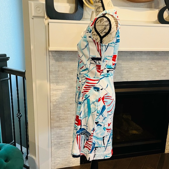 Women's Chaps Sailboat Lace-Up Dress - Picture 4 of 9